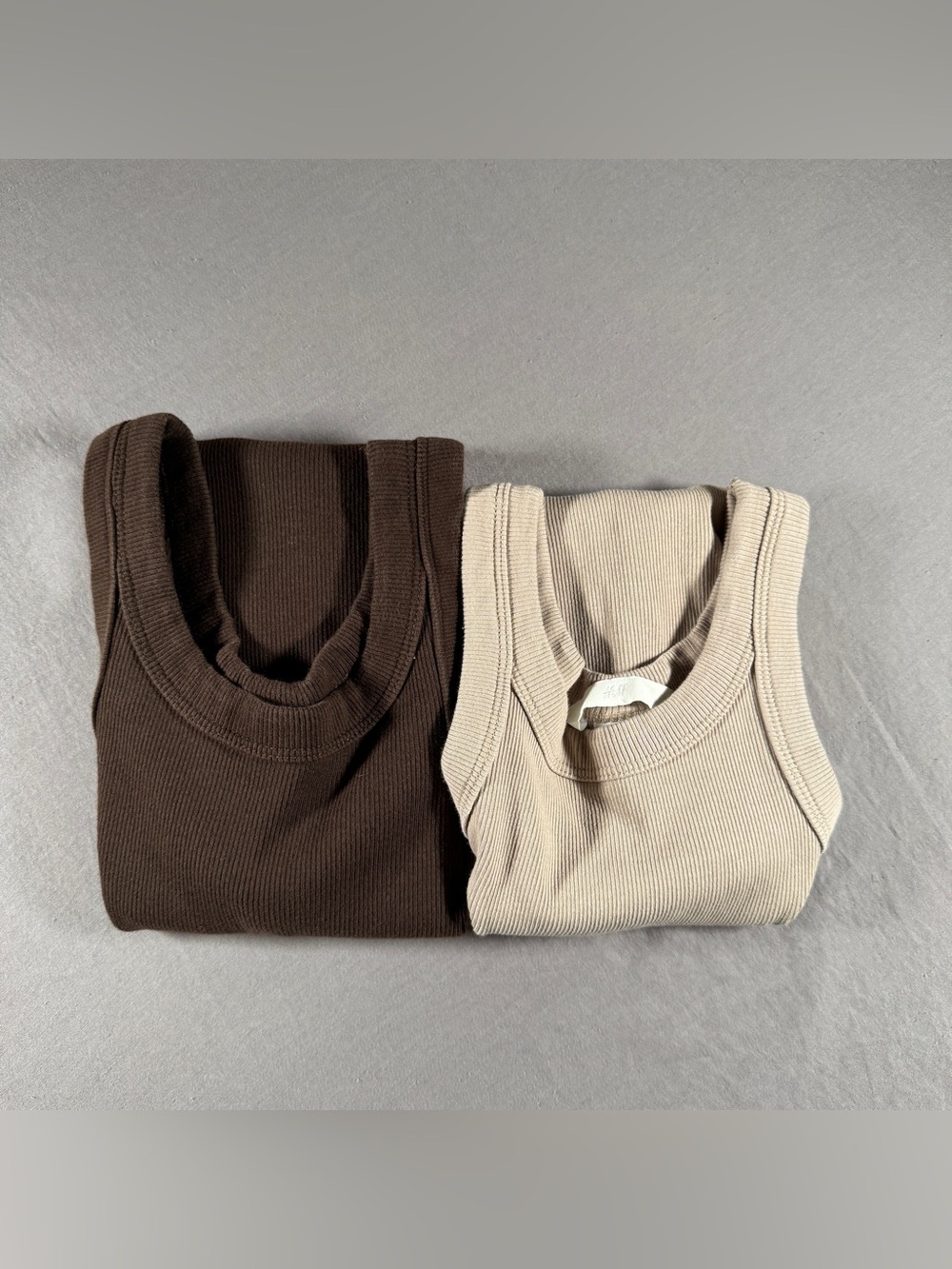 Ribbed Tank Top 2PC Bundle XS